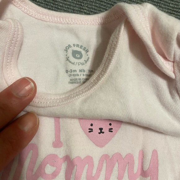 Pair of cat/kitten onesies. One size 0-3mo and the other 3mo, see photos. - Picture 3 of 3